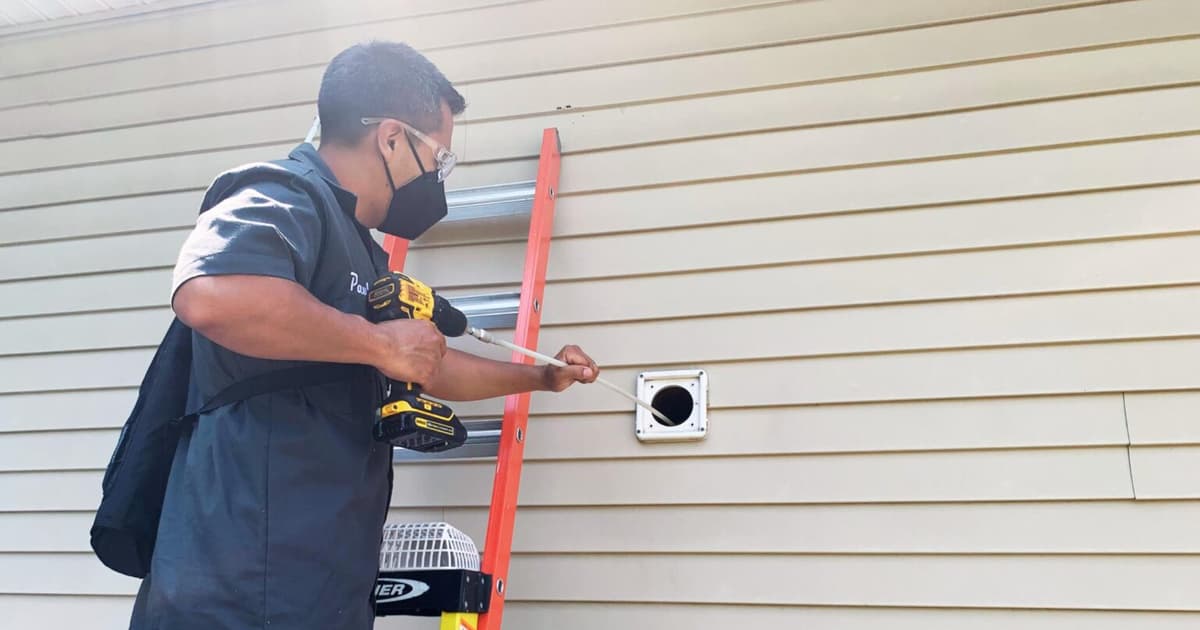 Royal Ducts dryer vent cleaning professional team